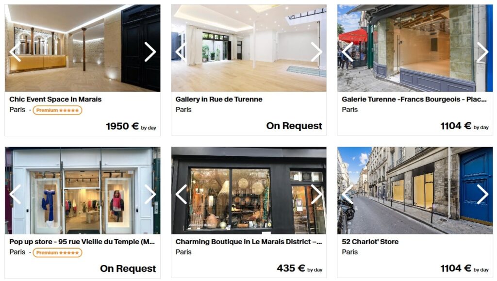 Looking for a space for your pop-up during Paris Fashion Week?