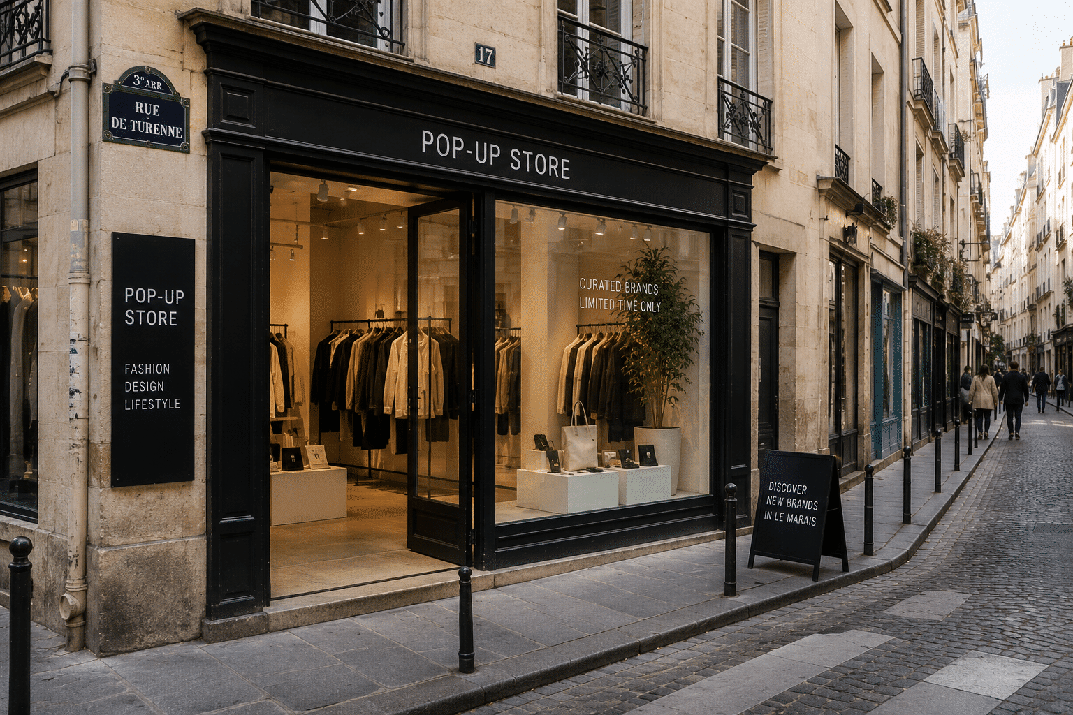 Le Marais: the ideal neighbourhood for a pop-up store in Paris